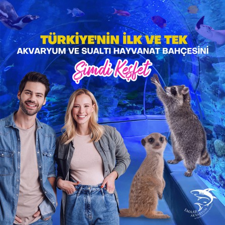 Emaar Akvaryum & Sualtı Hayvanat Bahçesi İstanbul için giriş biletleri