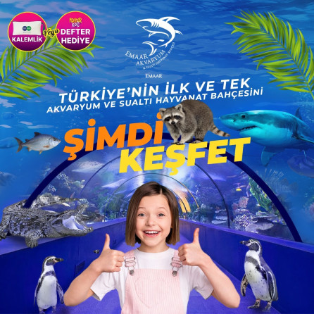 Emaar Akvaryum & Sualtı Hayvanat Bahçesi İstanbul için giriş biletleri